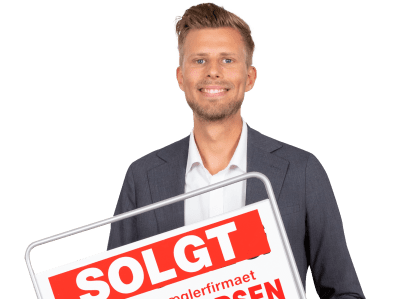 Ejendomsmægler Daniel Karlsen solgt skilt