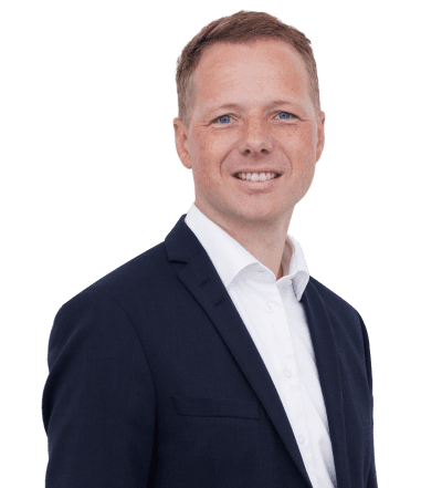Gert Nielsen, Ejendomsmægler, MDE hos Ejendomsmæglerfirmaet John Frandsen i Hinnerup og Skødstrup.