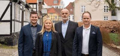 Teamet hos Ejendomsmæglerfirmaet John Frandsen i Hobro.