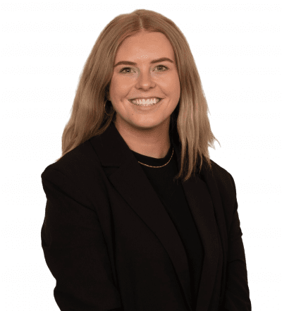 Nadja Fogh Madsen, Ejendomsmægler, MDE hos Ejendomsmæglerfirmaet John Frandsen i Klarup.
