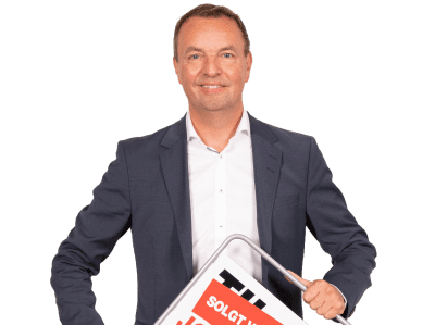 Ejendomsmægler Tom Madsen solgt skilt