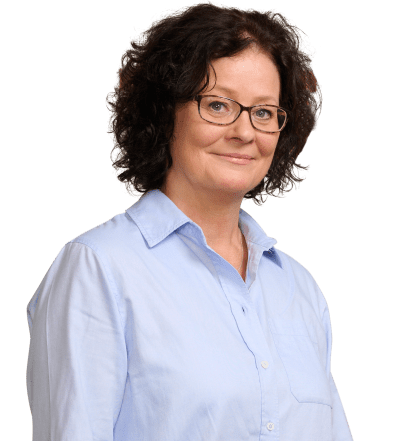 Joan H. Hansen, Grafisk koordinator hos Ejendomsmæglerfirmaet John Frandsen.