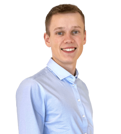 Emil Damholm Rasmussen, Trainee hos Ejendomsmæglerfirmaet John Frandsen i Kjellerup og Bjerringbro.