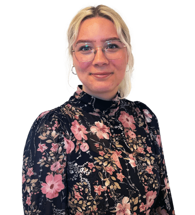 Maria Pedersen, Trainee hos Ejendomsmæglerfirmaet John Frandsen i Auning.