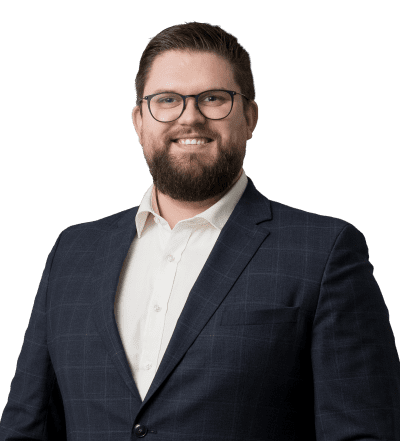 Patrick Åris Jensen, Ejendomsmægler, MDE hos Ejendomsmæglerfirmaet John Frandsen i Viborg.