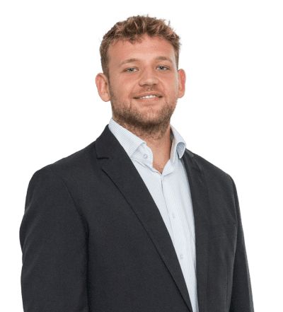 Jens Poulsen, Trainee hos Ejendomsmæglerfirmaet John Frandsen i Klarup.