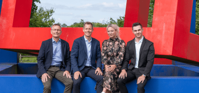 Teamet hos Ejendomsmæglerfirmaet John Frandsen i Grenaa.