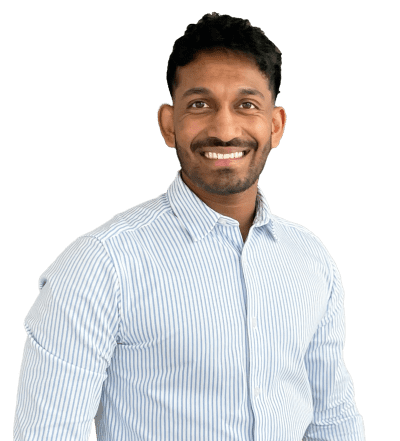 Mabithan Makinthan, Trainee hos Ejendomsmæglerfirmaet John Frandsen i Glesborg.