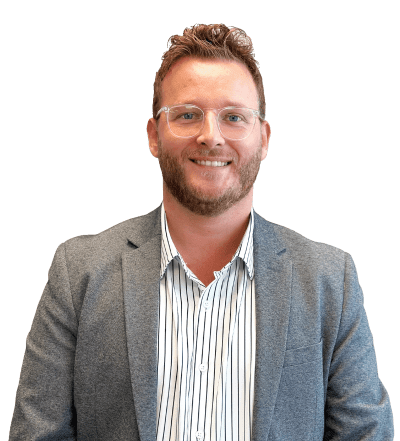 Kasper Kabbel, afdelingsleder hos Ejendomsmæglerfirmaet John Frandsen i Aarup.